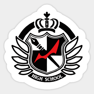 high school danganronpa Sticker